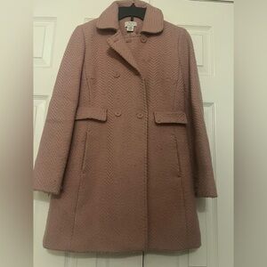 Dusty Rose Pink Trench Coat